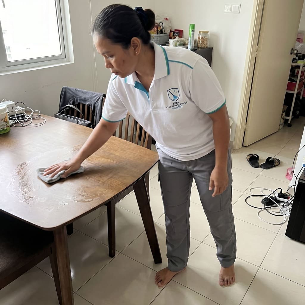 Cleaning Services Puchong Wipe Dinner Table