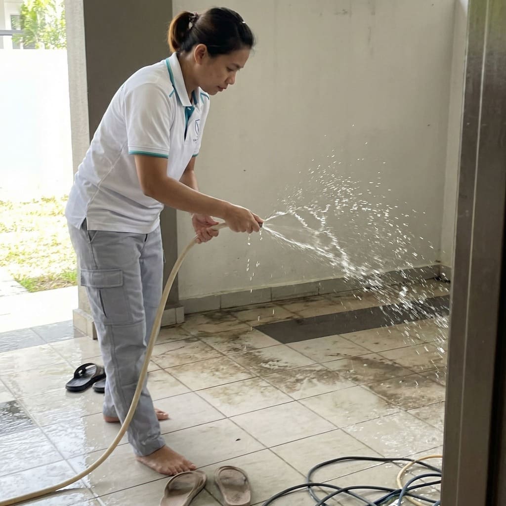 Move In Move Out Cleaning Puchong Wash Outside House
